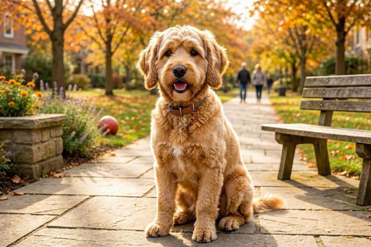 Photo of a Goldendoodle