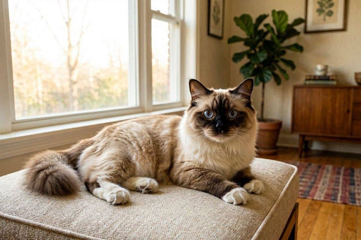 Photo of a Ragdoll Cat