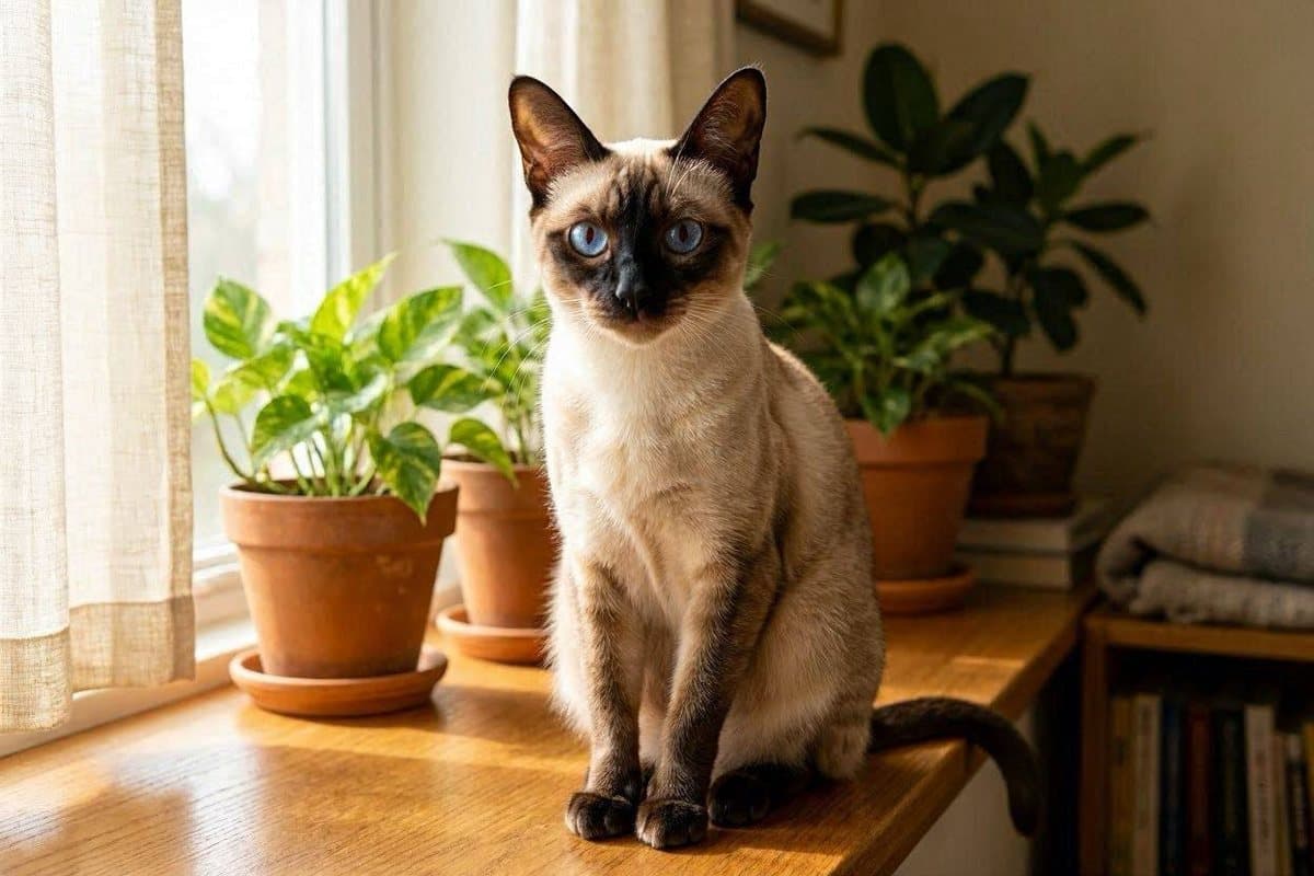 Photo of a Siamese Cat